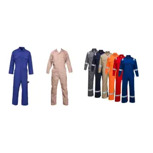 SAFETY COVERALLS – 100% COTTON & POLYESTER